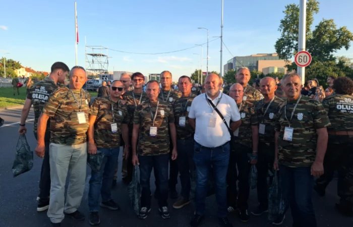 Veterani 54. bojne na vojnom Mimohodu u Zagrebu